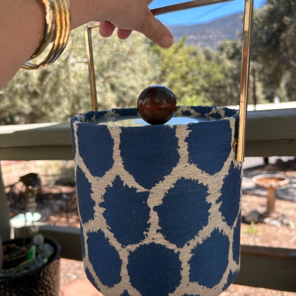 VINTAGE Cool 70’s vibe ice bucket gorgeous!